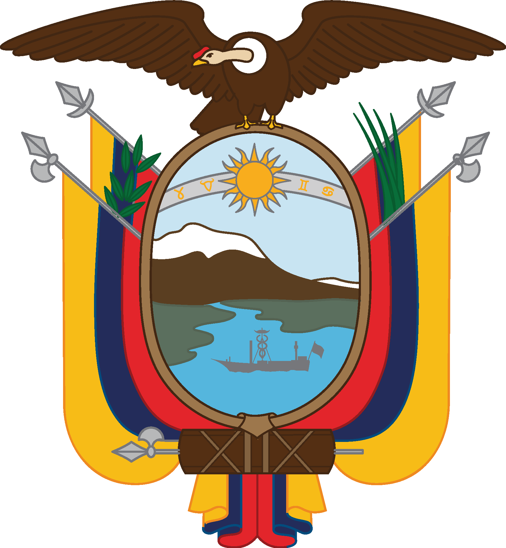 El Nuevo Ecuador Icon Logo Vector Logo
